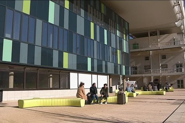 Le campus de l'université de Bourgogne à Dijon 