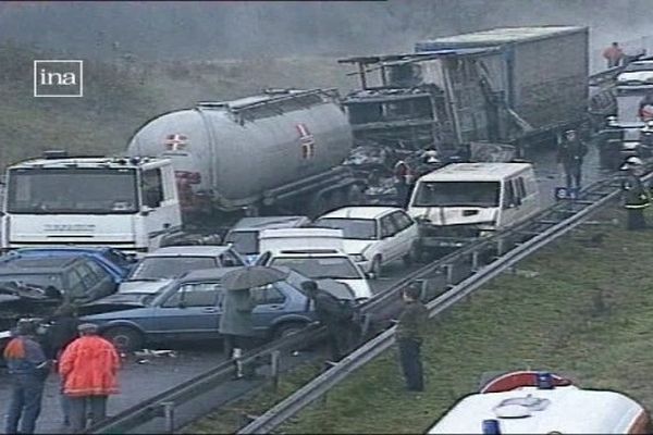 L'accident sur l'A41 en 1994