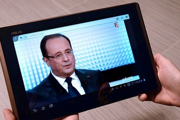 Francois Hollande lors de son intervention télévisée de jeudi 28 mars 2013 sur France 2