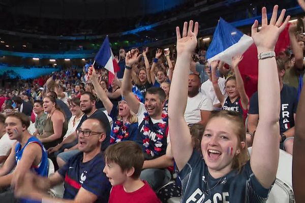 Les supporters sont au rendez-vous pour ces Jeux Olympiques au Stade Pierre Mauroy