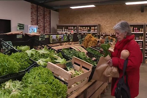 Au magasin de producteurs la Chèvre et le chou à Villeneuve-de-Berg