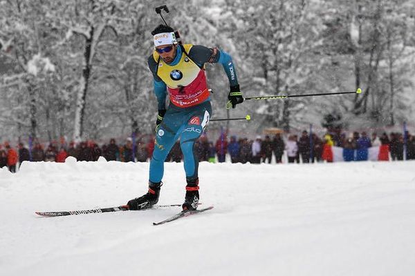 Martin Fourcade au Grand Bornand en 2017