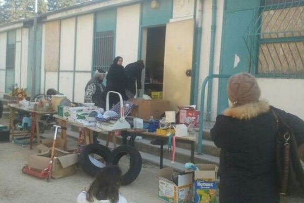 Le Secours Populaire de Bollène occupe des locaux préfabriqués vétustes.