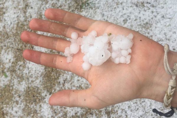 Un orage de grêle s'est abattu en fin d'après-midi ce mercredi 3 juin dans le sud-est de Rennes 