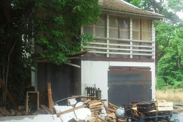 C'est cette maison qui a été évacuée