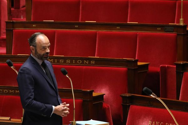 Edouard Philippe, le 14 avril 2020, à l'Assemblée nationale