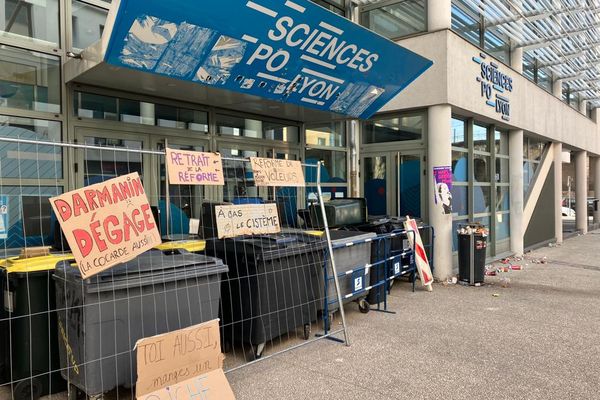 Les étudiants de Sciences-Po Lyon se sont joints au mouvement contre la réforme des retraites