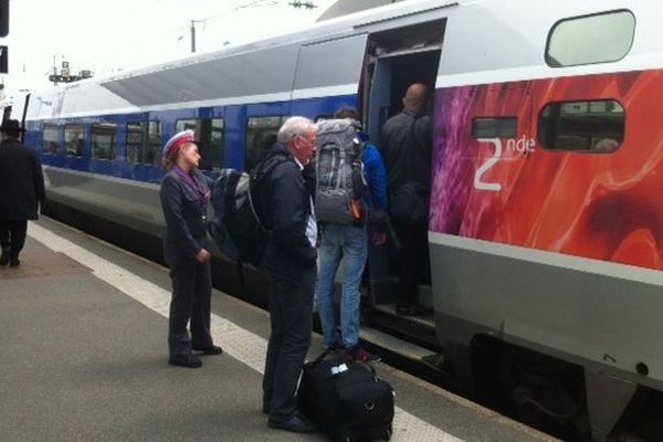 TGV en gare de Rennes