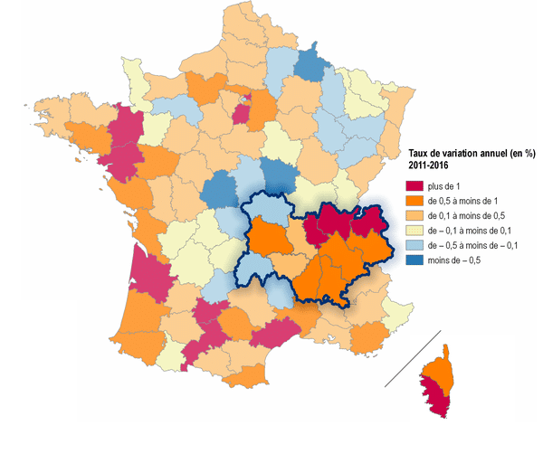 Auvergne Rhone Alpes La Deuxieme Region La Plus Peuplee De France