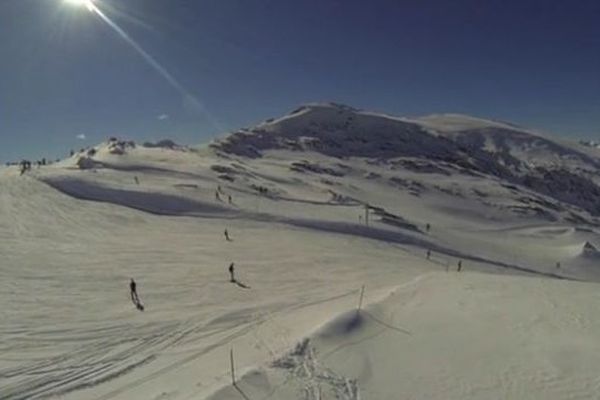 Le snowpark des 2 Alpes