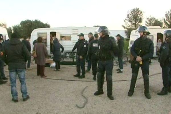 Evacuation de l'aire de la Chaberte ce matin