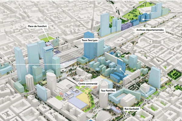 Plan de référence urbain Lyon Part Dieu 2010-2030