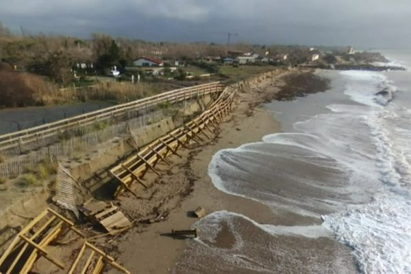 20 % du littoral français est menacé d'érosion. L'Hérault est particulièrement impacté.