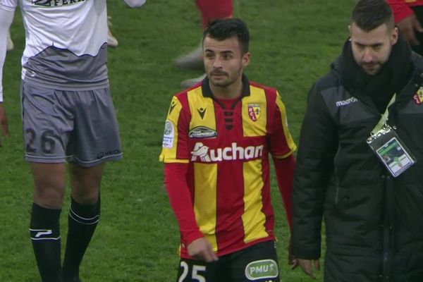 Corentin Jean, recrue lensoise du mercato d'hiver, a inscrit son premier but sous le maillot Sang et Or.