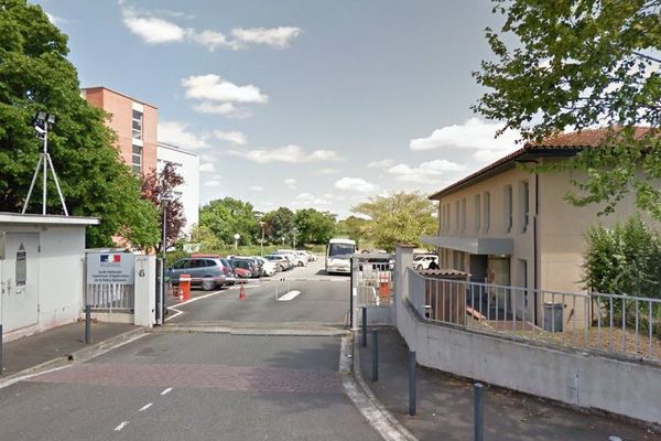 L'entrée de l'école de police de Toulouse