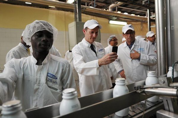 Guillaume Garot dans ses fonctions de ministre de l'agroalimentaire.