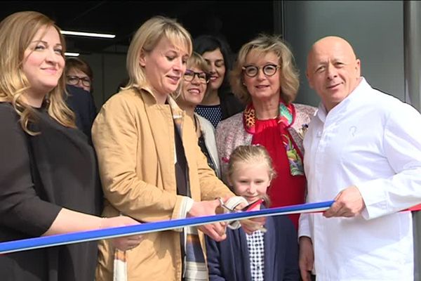 Le chef étoilé Thierry Marx a inauguré officiellement le nouveau centre de formation de Dijon.