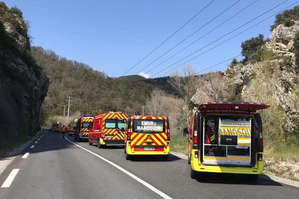 L'accident s'est produit sur la route de Forcalquier