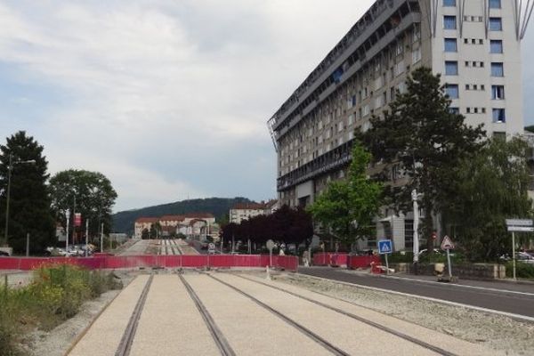 Le secteur de la Grette et les travaux du tram 