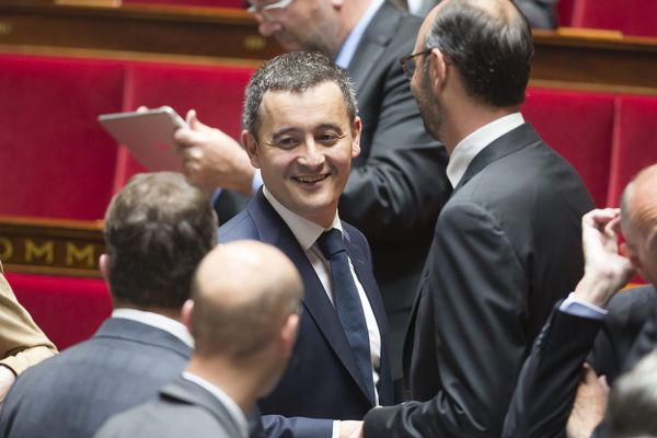 Gérald Darmanin, le 5 juillet 2017, à l'Assemblée nationale.