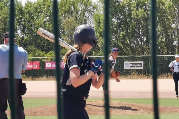 Juliane Laporte lors du championnat d'Europe à Montpellier, le 6 août.