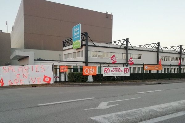 L'usine des Maîtres Laitiers du Cotentin à Sottevast le mercredi 10 octobre