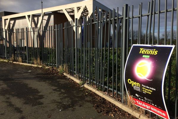 Le parc exposition qui accueille l'Open de tennis de Quimper