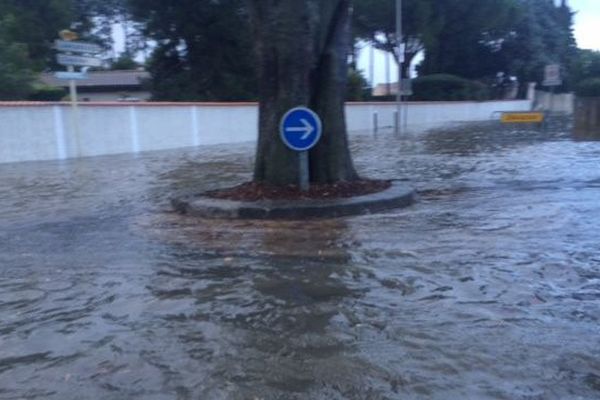 L'orage à Lunel Viel 16 septembre 2016