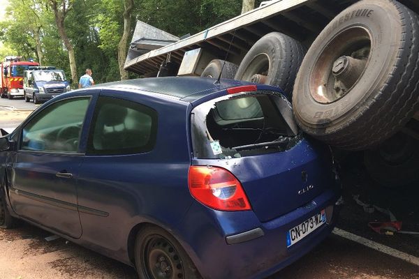 Le choc a été violent mais il n'y a que deux blessés légers