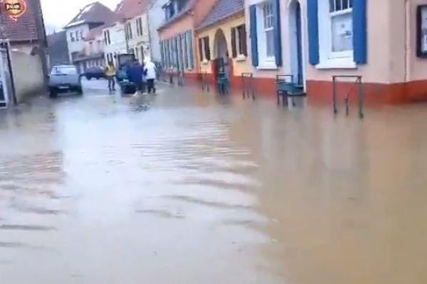 Inondations à Saint-Léonard.