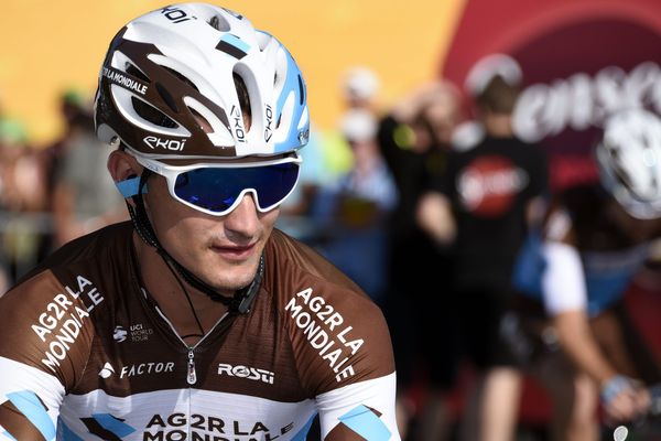 Alexis Vuillermoz sous le maillot d'AG2R La Mondiale