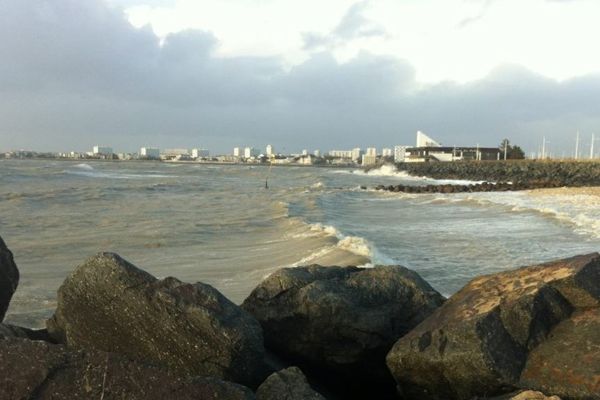 La plage des Minimes samedi après-midi à La Rochelle