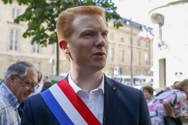 Adrien Quatennens, député LFI du Nord, le 16 juillet 2019 devant l'Assemblée nationale.