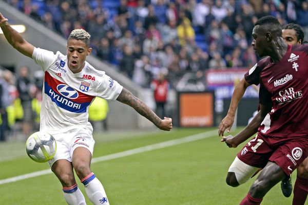 A DECINES AU GROUPAMA STADIUM 11EME JOURNEE DE LIGUE 1 OL - METZ