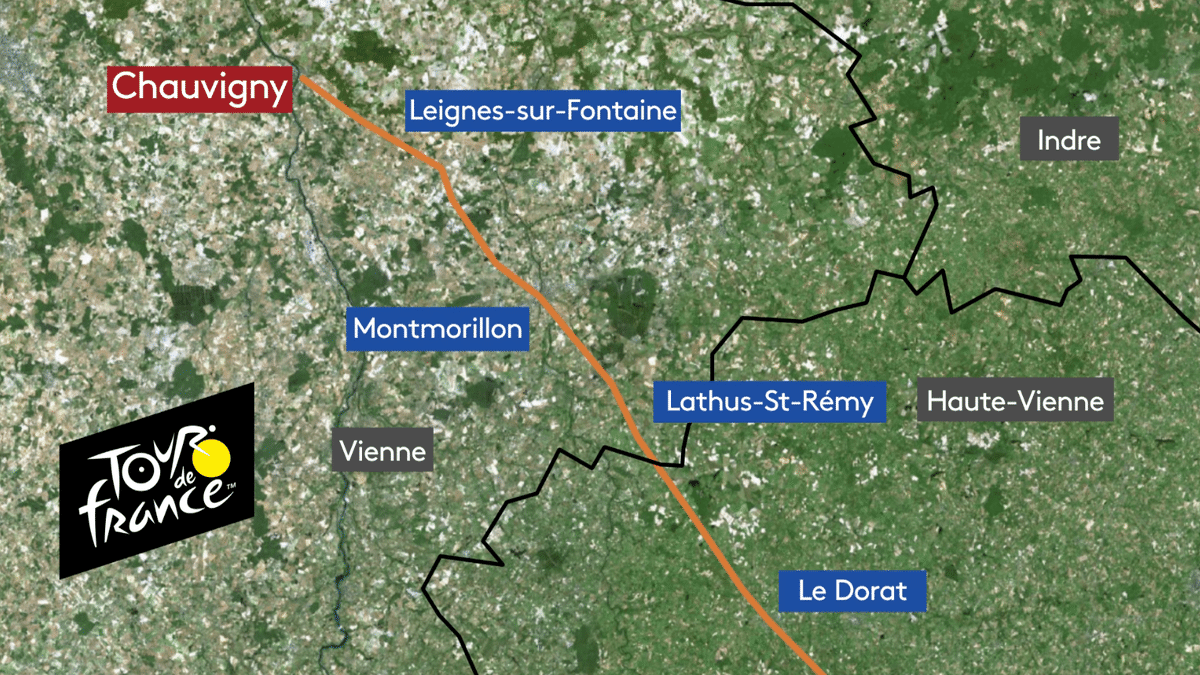 Tour De France Decouvrez Le Trace Des Trois Jours D Etape En Poitou Charentes