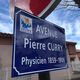 Deux panneaux "Pierre Curry" ont été installés récemment à Carcassonne.