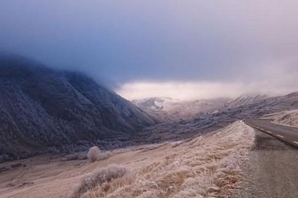 Le col du Lautaret, le 7 décembre 2014