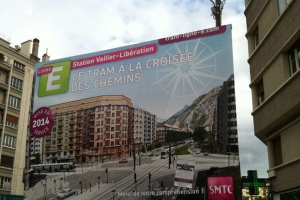 Le Tram E avance à grand pas