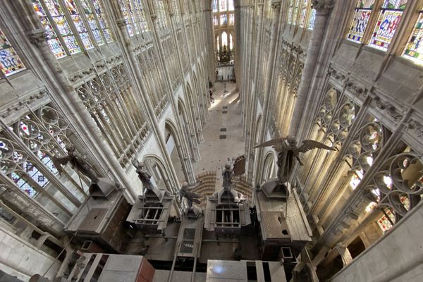 Nef de l'église St Ouen de Rouen 