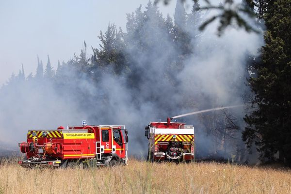 Le feu a touché des vergers mais n'a pas atteint d'habitations grâce au travail des pompiers