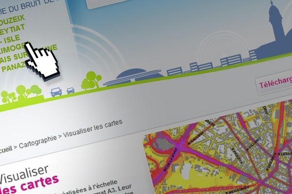 Un site qui cartographie les nuisances sonores à Limoges et alentours