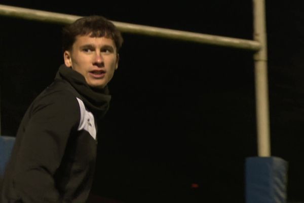 Nicolas Darquier est un des jeunes du centre de formation du Stade montois. Entre études, et rugby, le club compte sur lui.