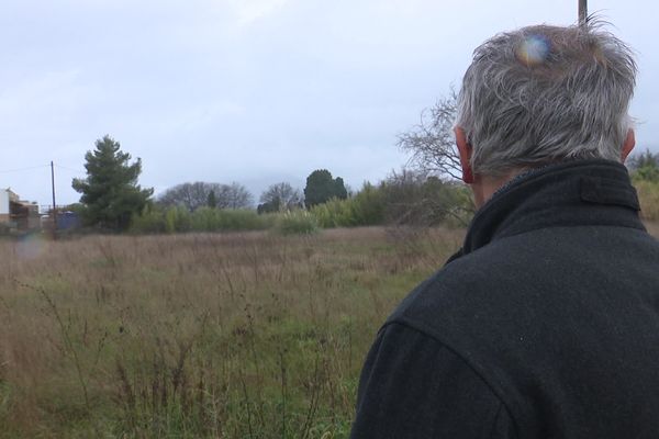 Le projet de déchetterie métropolitaine est prévu sur cette parcelle de la commune du Pradet, un emplacement contesté par un collectif de sept associations.