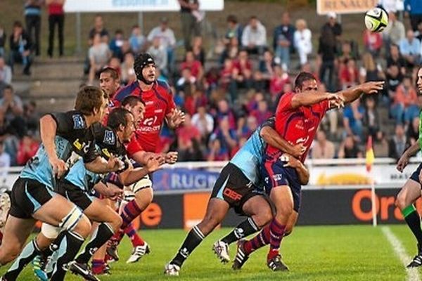 Béziers (Hérault) - rencontre de Pro D.2 contre Massy - janvier 2013.