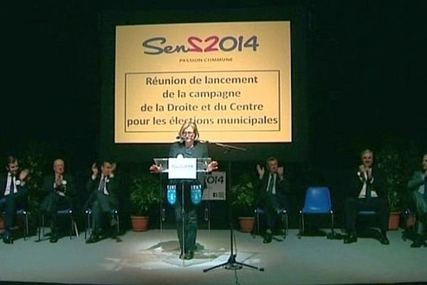 Marie-Louise Fort, députée UMP de la troisième circonscription de l'Yonne, brigue de nouveau la mairie de Sens.