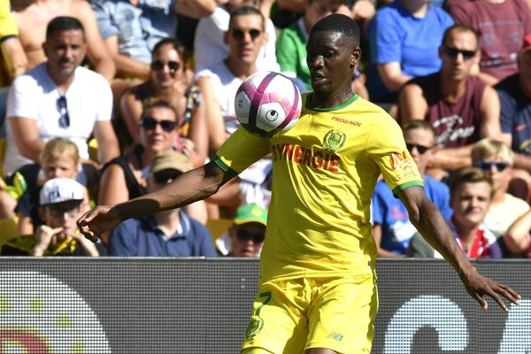 Kalifa Coulibaly, l'attaquant du FC Nantes