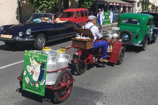 Les participants ont rivalisé d'imagination pour faire revivre l'infernal bouchon de Souillac. 