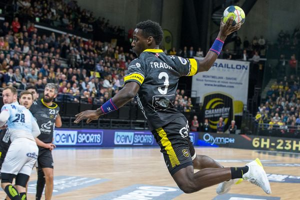 Queido Traoré, joueur du Chambéry Savoie Mont-Blanc Handball