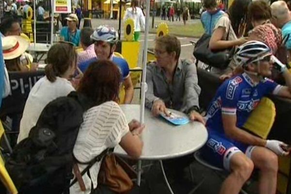 Arnaud Démare aux côtés des siens sur le Tour de France