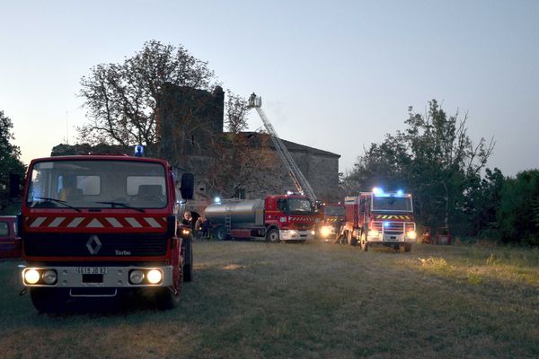 Les trois quart du château de Marcillac ont été préservés.